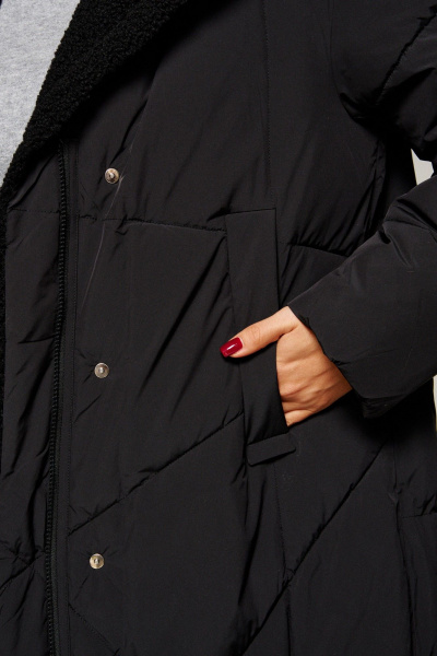 Пальто Beautiful&Free 8024 черный - фото 10