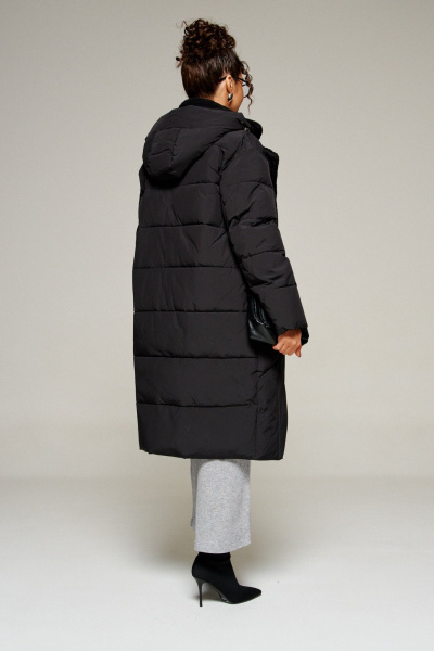 Пальто Beautiful&Free 8024 черный - фото 7