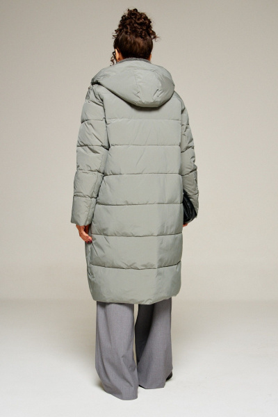 Пальто Beautiful&Free 8024 шалфей - фото 5