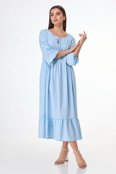 Платье БелЭкспози 1501-1 голубой - фото 1