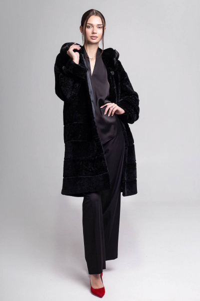 Пальто Мехофф Линия19.12-52 черный - фото 4