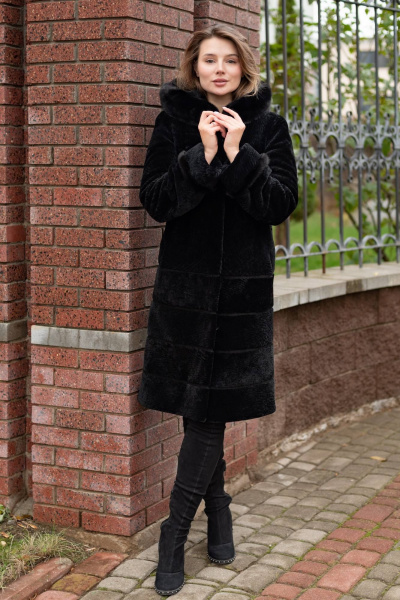 Пальто Мехофф Линия190.12-52 черный - фото 2