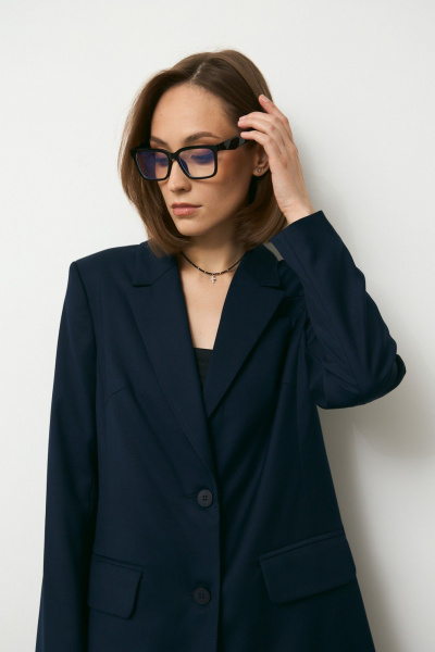 Жакет Luitui R3012 темно-синий - фото 5