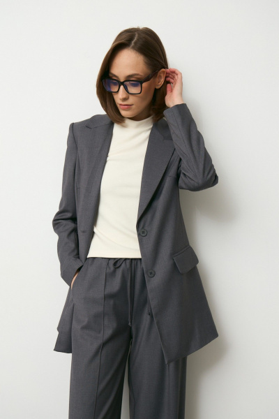 Жакет Luitui R3012 темно-серый - фото 4