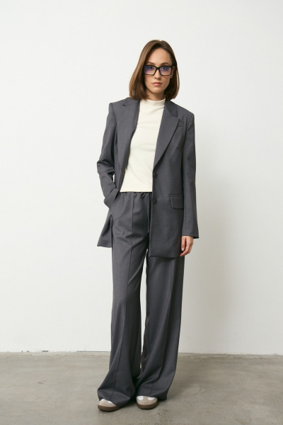 Жакет Luitui R3012 темно-серый - фото 2