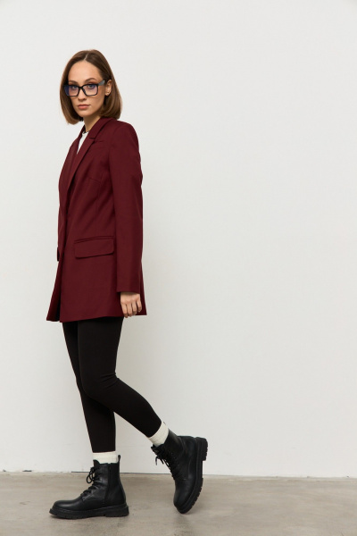 Жакет Luitui R3012 винный - фото 3