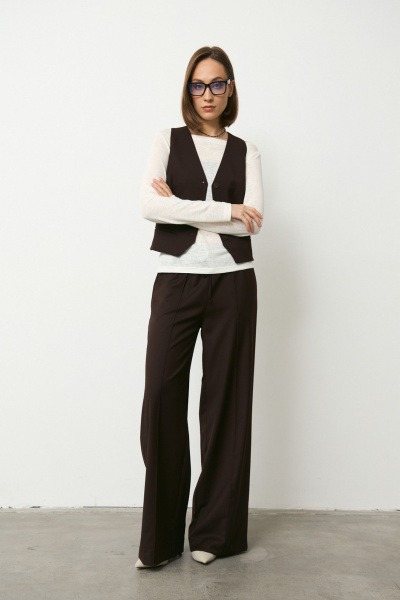 Жилет Luitui R3010 коричневый - фото 3