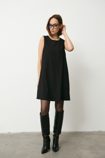 Платье Luitui R1095 черный - фото 12