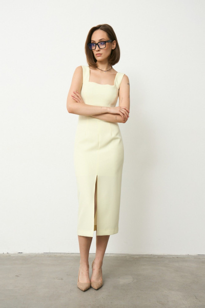 Платье Luitui R1055 желтый - фото 1