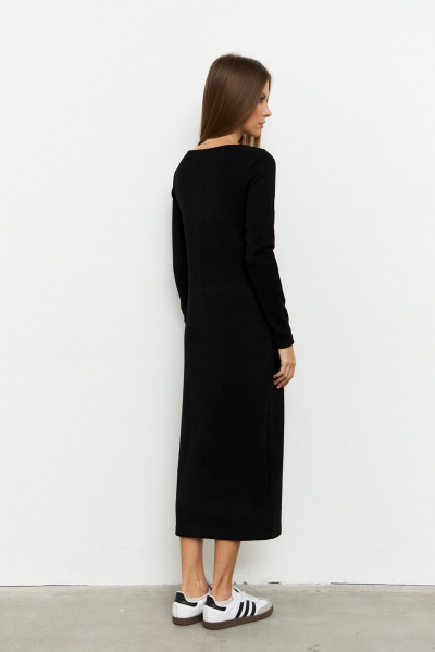 Платье Luitui R1097 черный - фото 4