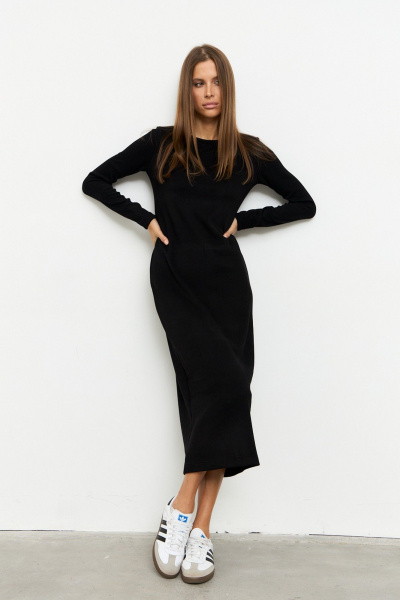 Платье Luitui R1097 черный - фото 2
