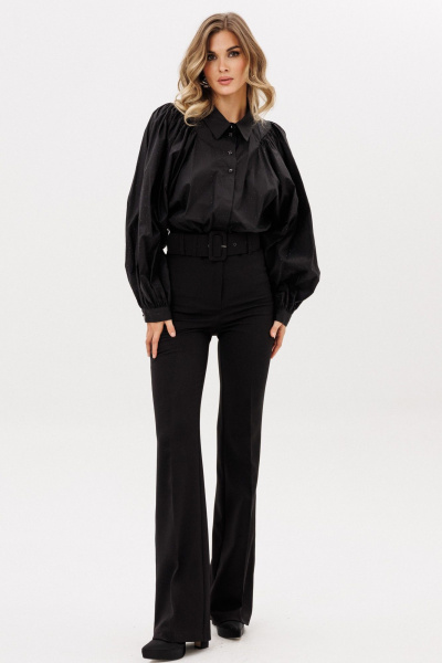 Брюки EOLA 2925.4 черный_меланж - фото 3