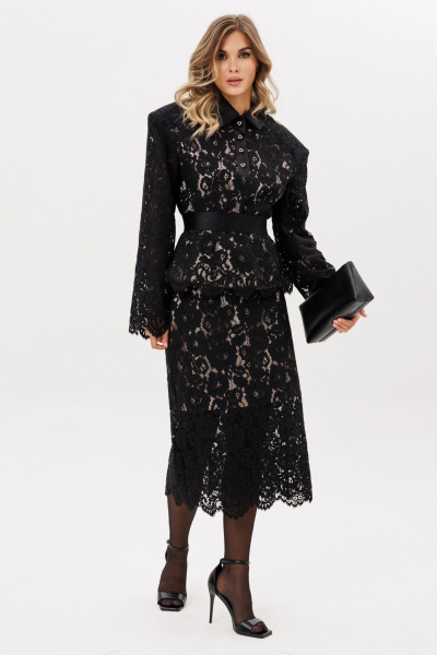 Блуза, юбка EOLA 2980 черный - фото 16