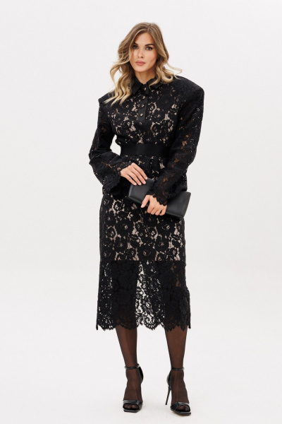 Блуза, юбка EOLA 2980 черный - фото 15