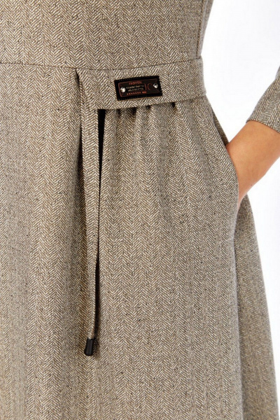 Платье Милора-стиль 1399 песочный - фото 5