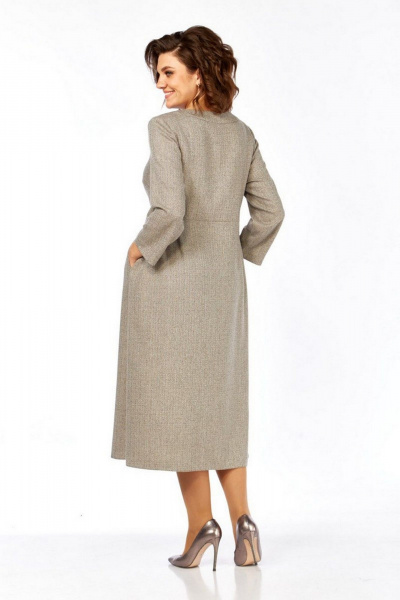 Платье Милора-стиль 1399 песочный - фото 4