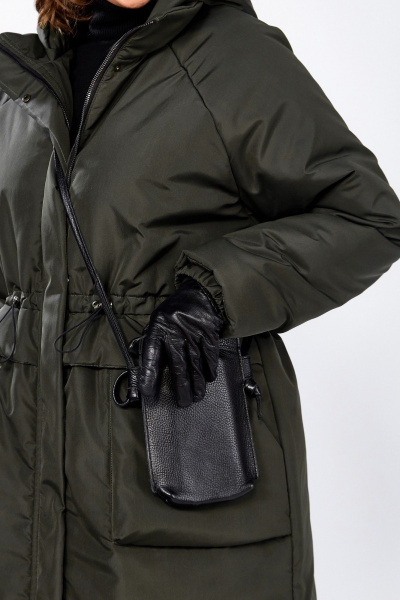 Пальто Lady Secret 8295 хаки - фото 9