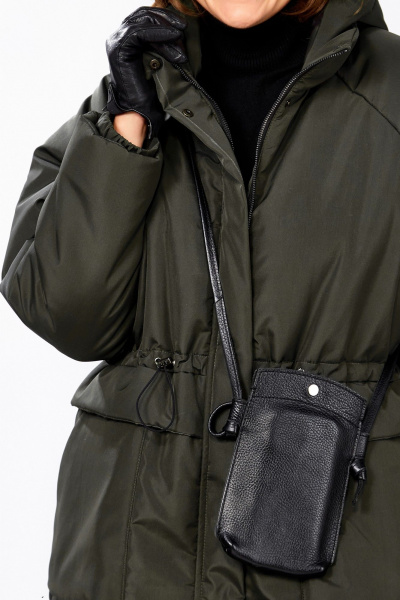 Пальто Lady Secret 8295 хаки - фото 7