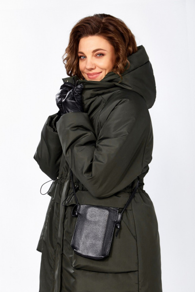 Пальто Lady Secret 8295 хаки - фото 6