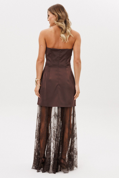 Платье EOLA 2990.2 шоколад - фото 7