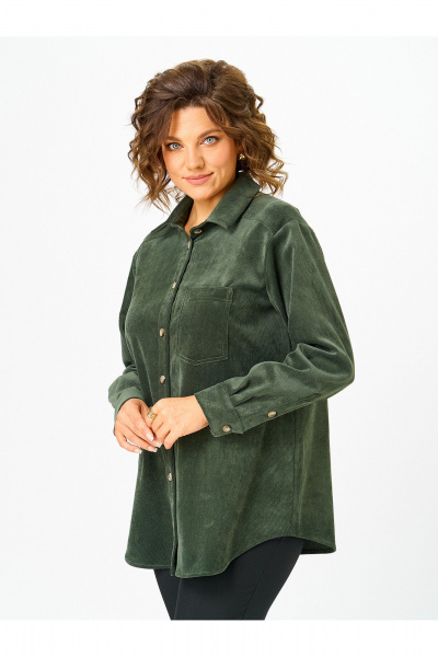 Блуза Zlata 4415 оливковый - фото 5