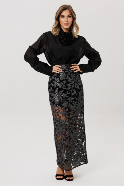 Юбка EOLA 2996.1 графит-черный - фото 2