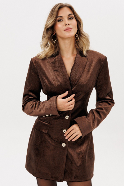 Платье EOLA 2998 коричневый - фото 5