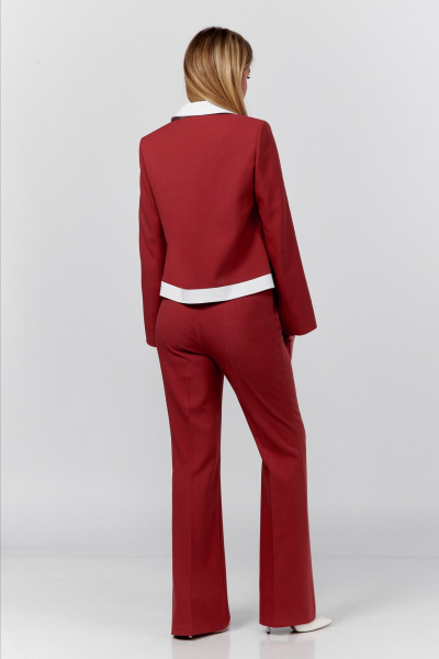 Брюки, жакет, топ DOGGI 2921 красный - фото 5