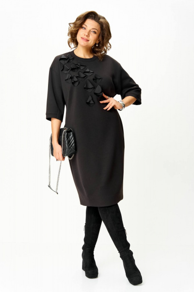 Платье Karina deLux M-1405 черный - фото 2