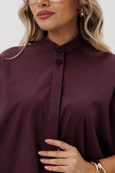 Блуза, брюки Ma Vie М-5806 бордовый - фото 10