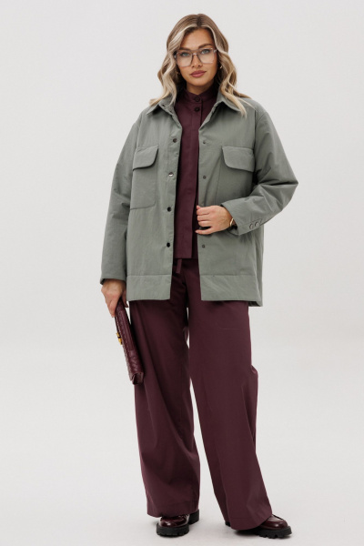 Рубашка Ma Vie М-704 светло-зеленый - фото 11