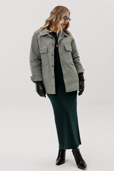 Рубашка Ma Vie М-704 светло-зеленый - фото 3