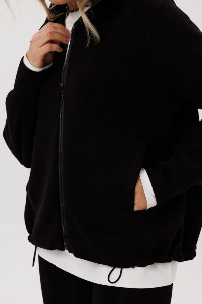 Джемпер, леггинсы Ma Vie М-705 черный - фото 11