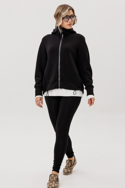 Джемпер, леггинсы Ma Vie М-705 черный - фото 6