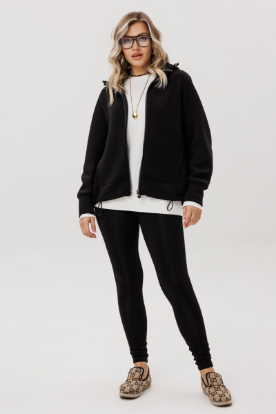 Джемпер, леггинсы Ma Vie М-705 черный - фото 5