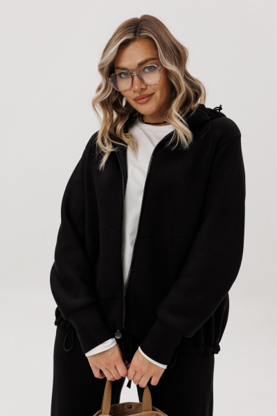 Брюки, джемпер Ma Vie М-706 черный - фото 5