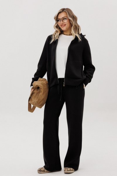 Брюки, джемпер Ma Vie М-706 черный - фото 3