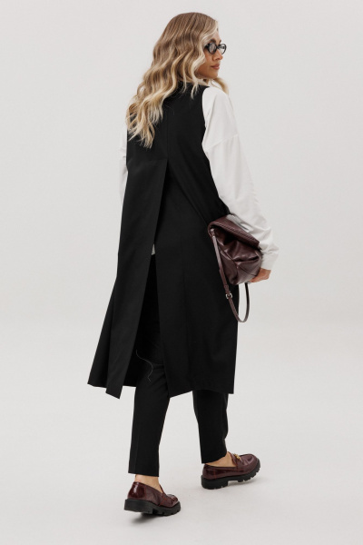 Брюки, тренч Ma Vie М-707 черный - фото 10
