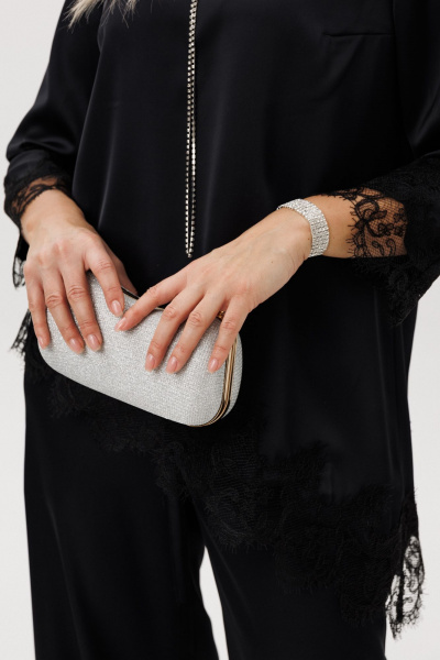 Блуза, брюки Ma Vie М-708 черный - фото 11