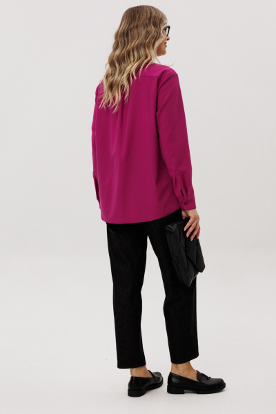 Рубашка Ma Vie М-715 фуксия - фото 7