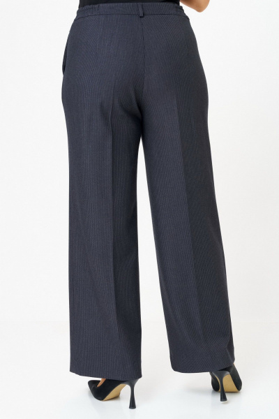 Брюки БелЭльСтиль 601-3_08_22 серо-синяя клетка - фото 8