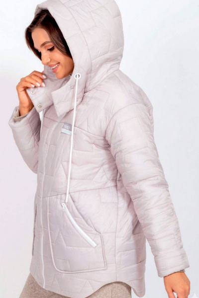 Куртка Mislana 1850 жемчужный - фото 9