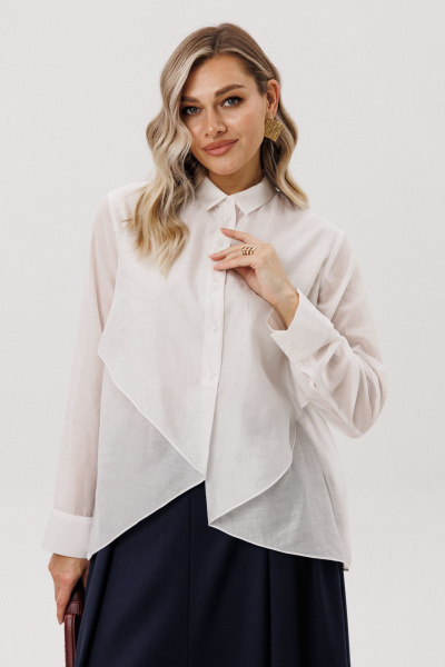 Рубашка Ma Vie М-723-1 белый - фото 1