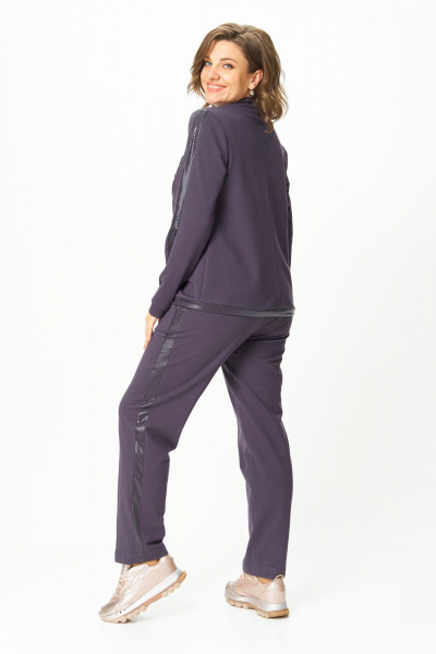 Блуза, брюки Bonna Image 455/2 серо-фиолетовый - фото 7