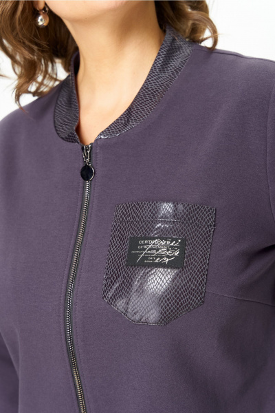 Блуза, брюки Bonna Image 455/2 серо-фиолетовый - фото 4