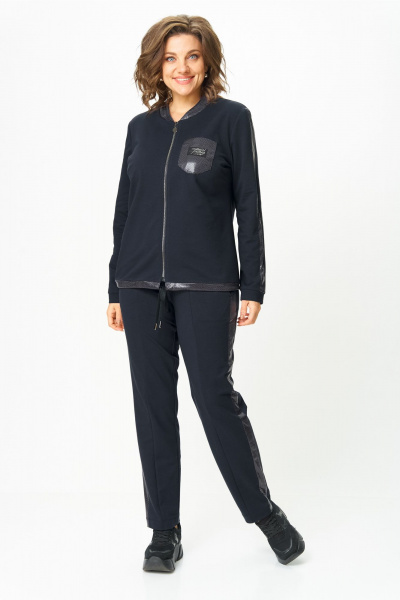 Блуза, брюки Bonna Image 455/3 темно-серый - фото 1