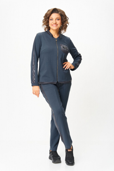 Блуза, брюки Bonna Image 455/4 серый - фото 2