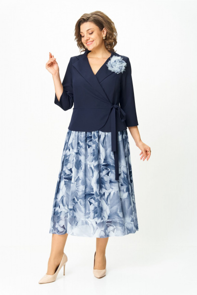 Платье Bonna Image 922/1 синий - фото 8