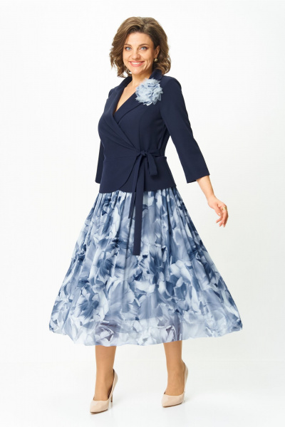 Платье Bonna Image 922/1 синий - фото 2