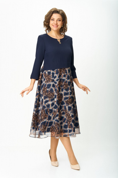 Платье Bonna Image 954-1/1 синий - фото 2